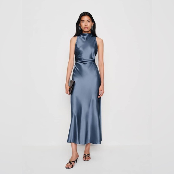 Reformation Dresses & Skirts - Reformation Casette Silk Dress - Cornflower